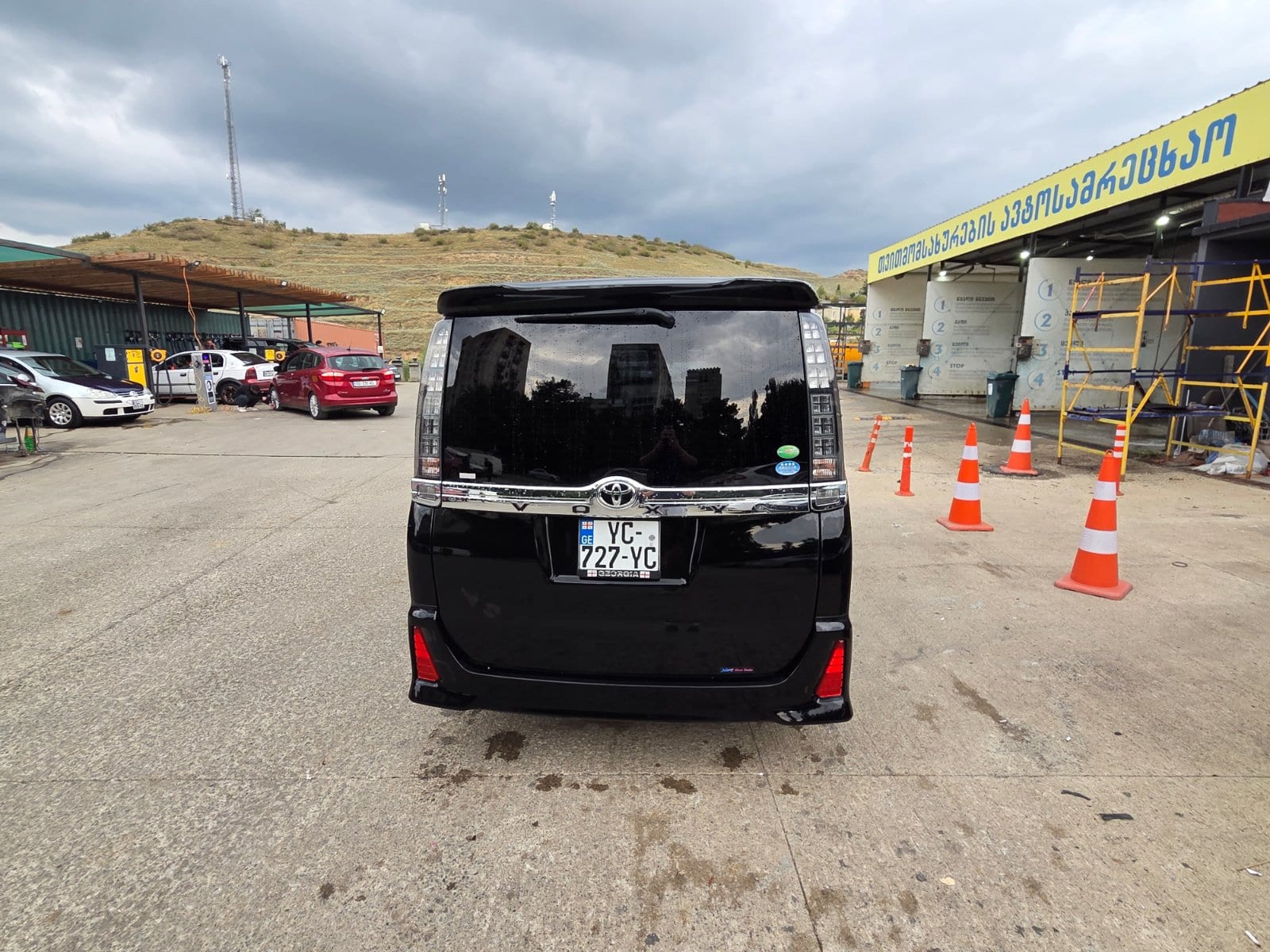 Minivan of driver Davit — Stepantsminda to Tbilisi transfer
